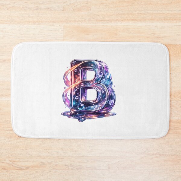 Item preview, 3D Galaxy Letter B Crystal designed and sold by Lilou Art Shop.