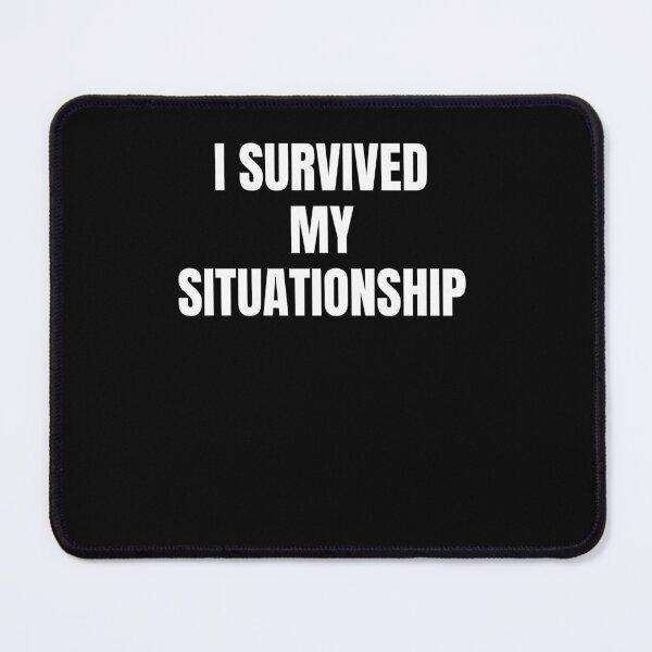Item preview, I Survived My Situationship Shirt | Funny Dating Tee | Breakup Recovery Gift designed and sold by auradesign.