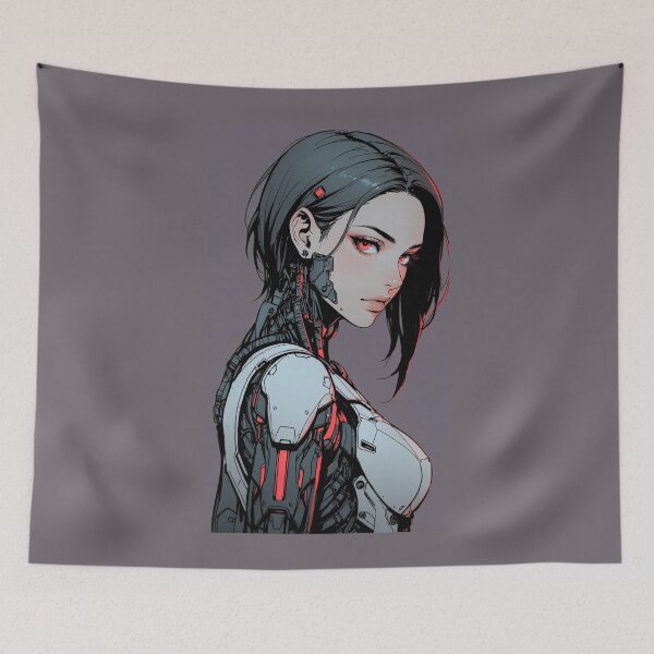 Item preview, Cyborg Girl designed and sold by ArtCraftLab.