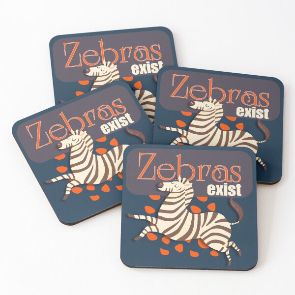 Item preview, Zebras Exist EDS Blue designed and sold by pulse_retail.