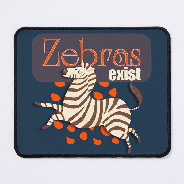 Item preview, Zebras Exist EDS Blue designed and sold by pulse_retail.