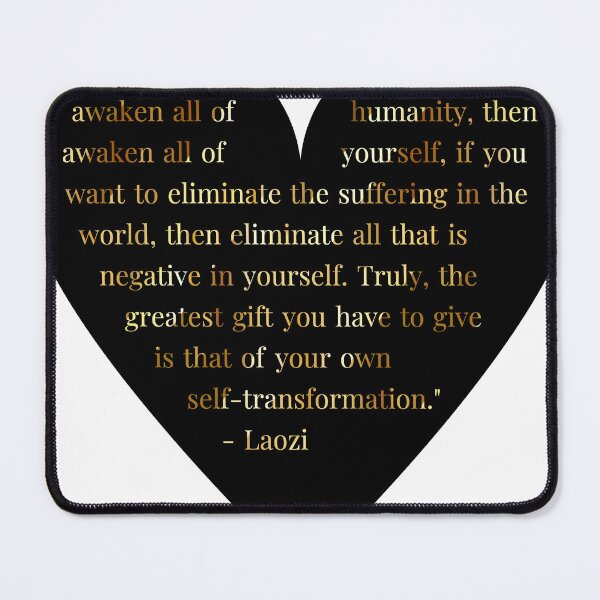 Item preview, Laozi Quote in Heart with Gold Gradient Text designed and sold by TheIconSmith.