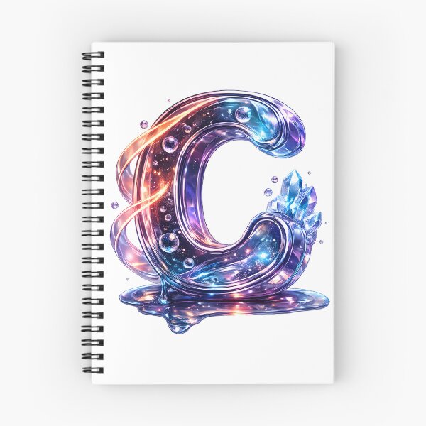 Item preview, 3D Galaxy Letter C Crystal designed and sold by Lilou Art Shop.