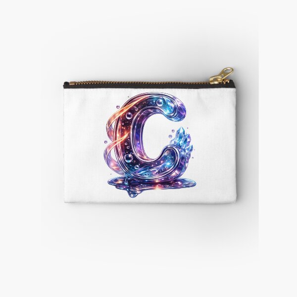 Item preview, 3D Galaxy Letter C Crystal designed and sold by Lilou Art Shop.