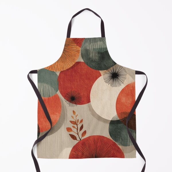 Item preview, Earthy Textured Abstract Dandelion and Circle Pattern designed and sold by DGtaLrtcom.