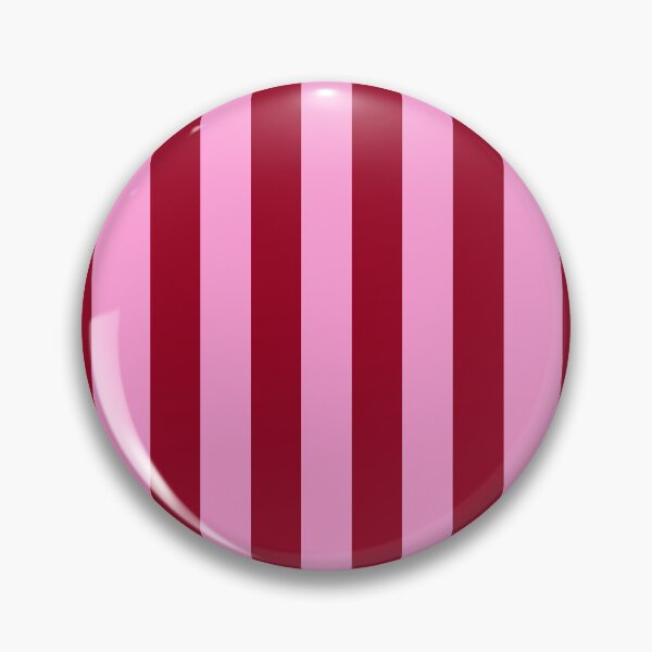 Item preview, Raspberry Red on Pink Stripes Pattern designed and sold by OneThreeSix.