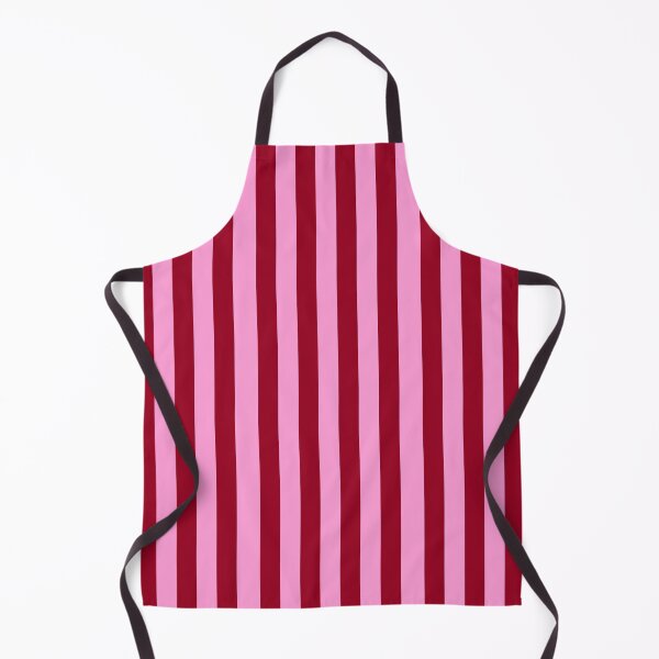 Item preview, Raspberry Red on Pink Stripes Pattern designed and sold by OneThreeSix.