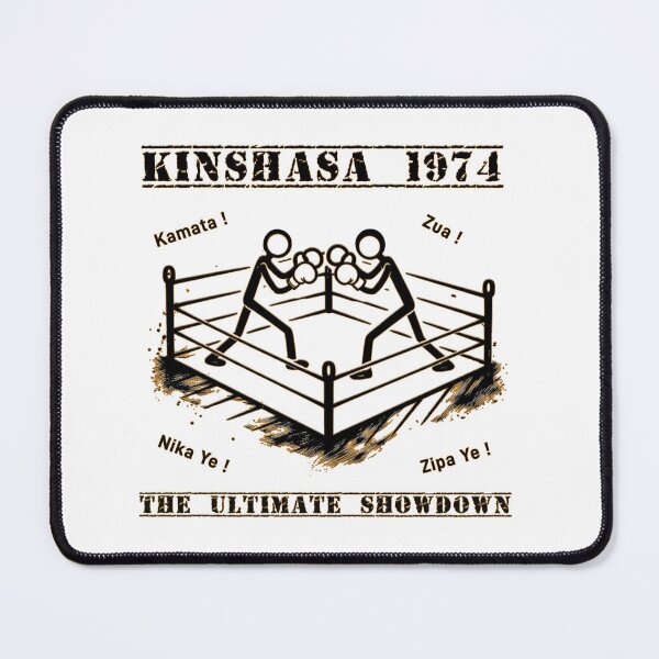 Item preview, Vintage Boxing Illustration – 1970s Fight Night in Kinshasa designed and sold by Karbonn16.