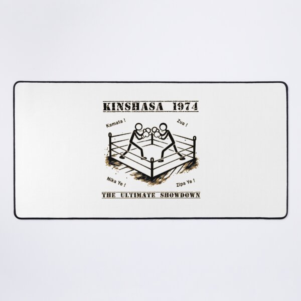Item preview, Vintage Boxing Illustration – 1970s Fight Night in Kinshasa designed and sold by Karbonn16.