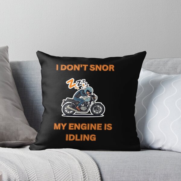 Item preview,  I Don’t Snore. My Engine Is Idling.- nap day motorcyclists  humor  designed and sold by YourTrendyTees.