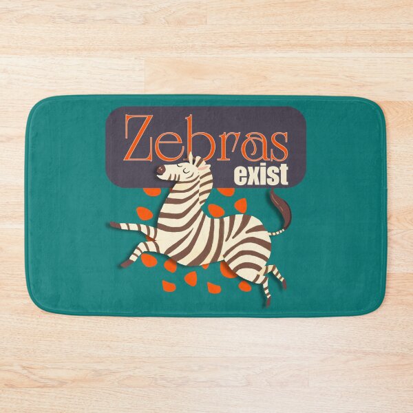 Item preview, Zebras Exist EDS Teal designed and sold by pulse_retail.