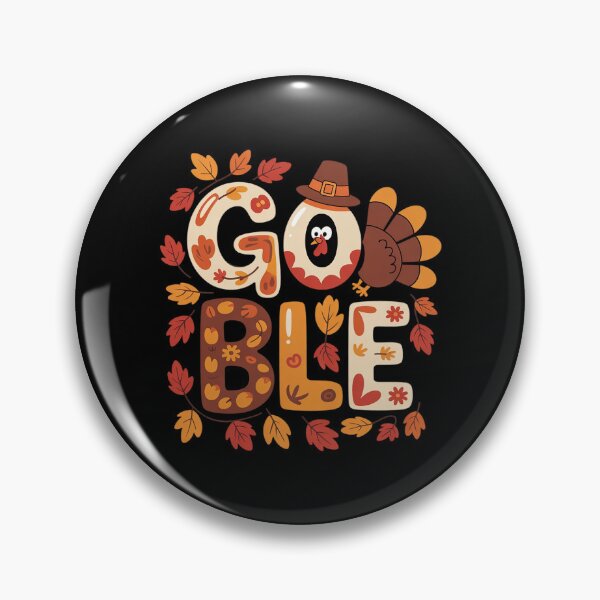 Item preview, Gobble Turkey Cute Happy Thanksgiving Day Men Women designed and sold by DigitaldeligArt.