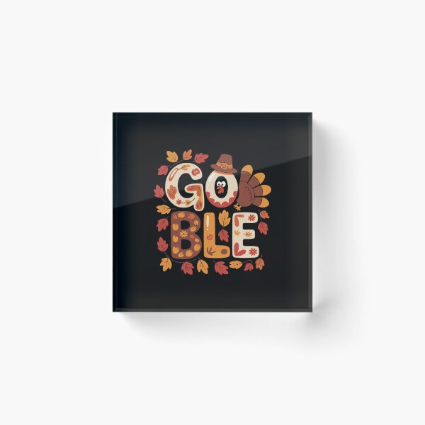 Item preview, Gobble Turkey Cute Happy Thanksgiving Day Men Women designed and sold by DigitaldeligArt.