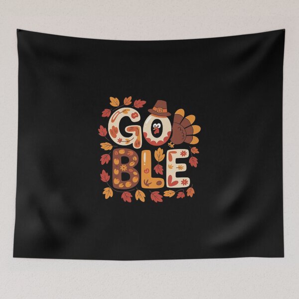 Item preview, Gobble Turkey Cute Happy Thanksgiving Day Men Women designed and sold by DigitaldeligArt.