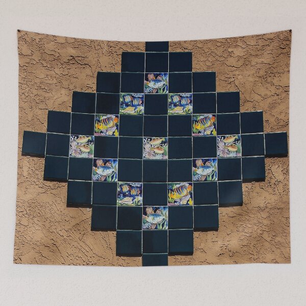Item preview, Fish Squares designed and sold by heatherfriedman.