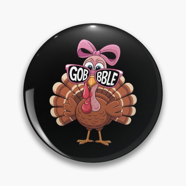Item preview, Gobble Turkey Day Happy Thanksgiving Girls Kids designed and sold by DigitaldeligArt.