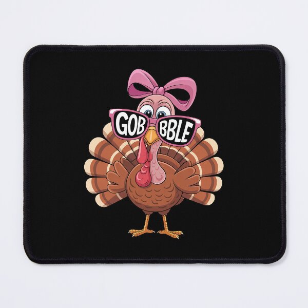 Item preview, Gobble Turkey Day Happy Thanksgiving Girls Kids designed and sold by DigitaldeligArt.