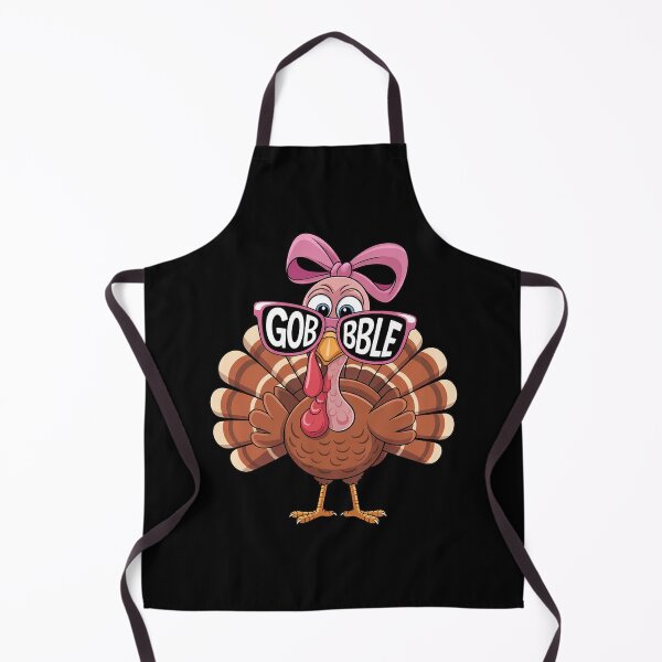 Item preview, Gobble Turkey Day Happy Thanksgiving Girls Kids designed and sold by DigitaldeligArt.