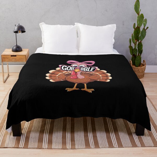 Item preview, Gobble Turkey Day Happy Thanksgiving Girls Kids designed and sold by DigitaldeligArt.