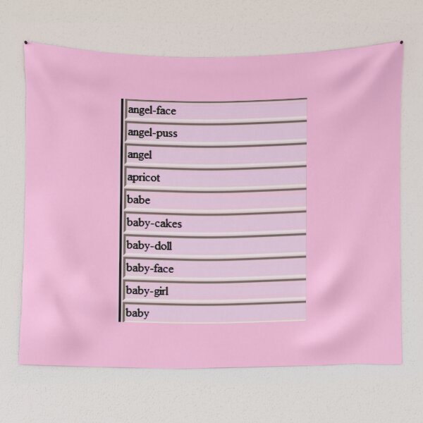 Item preview, cute pet names chart designed and sold by inainart.