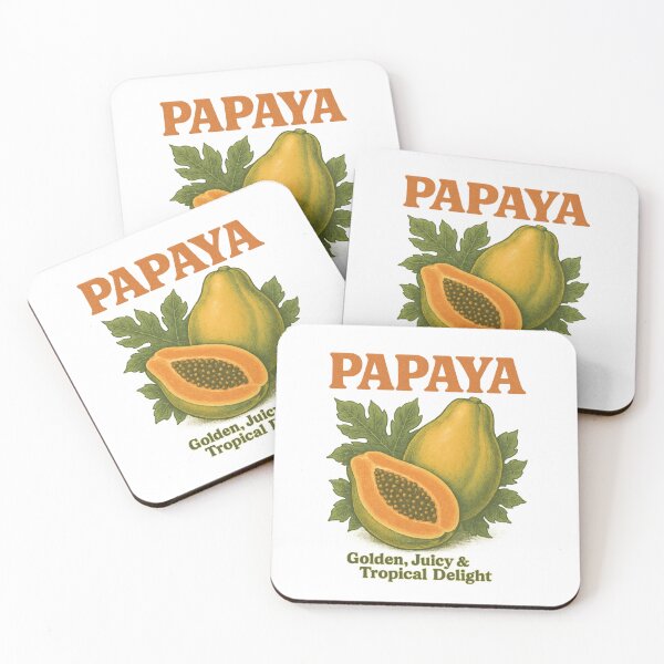 Item preview, Papaya Golden Juiciness | Tropical Delight Essence | Sun-Ripened Exotic Fruit Inspired Aesthetic Design designed and sold by PaintedPixels01.