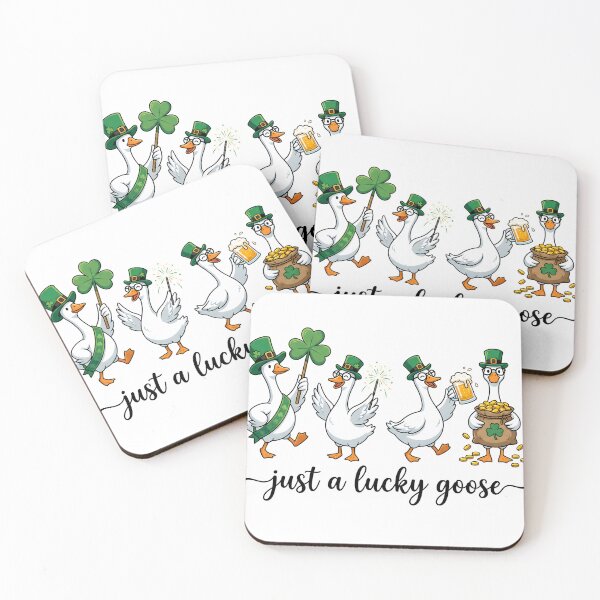 Item preview,  Just A Lucky Goose St Patrick’s Day Shamrock  designed and sold by Shivartdesign36.