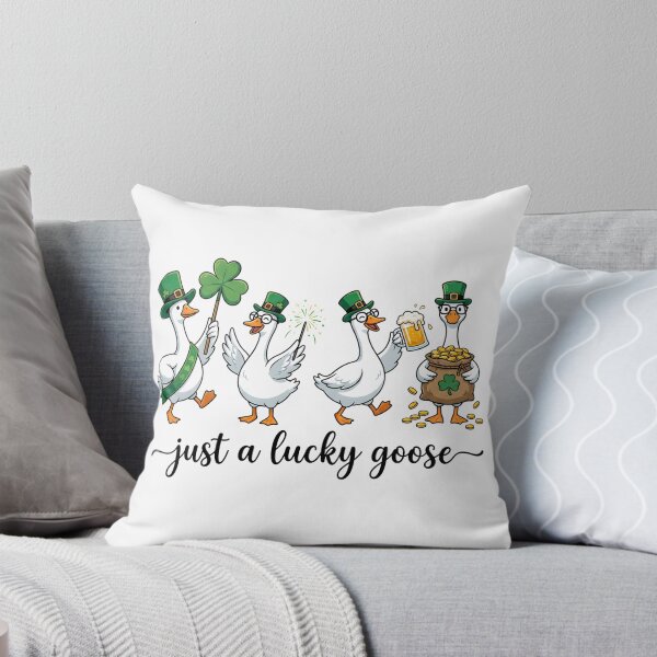 Item preview,  Just A Lucky Goose St Patrick’s Day Shamrock  designed and sold by Shivartdesign36.