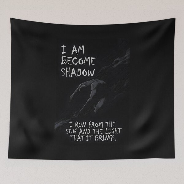 Item preview, I Am Become Shadow Melancholy Gothic Silhouette Art designed and sold by SplashTastic.