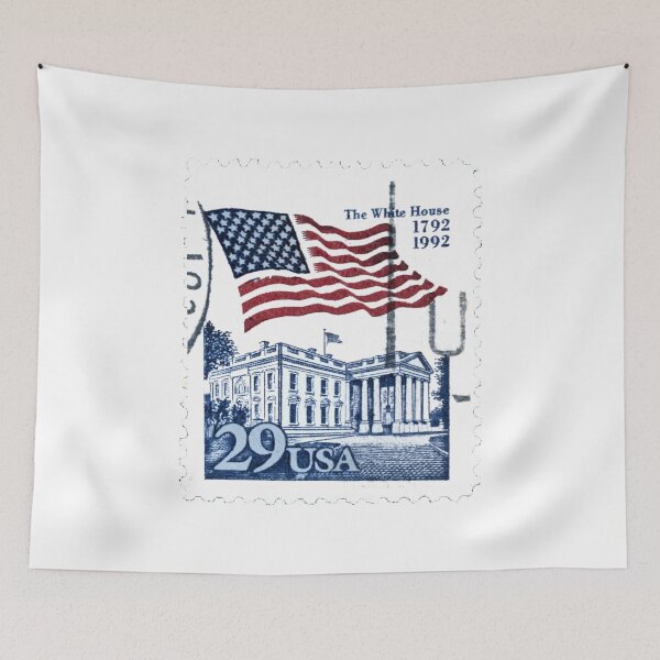 Item preview, American USA 29c White House Vintage Postage Stamp designed and sold by red-amber65.