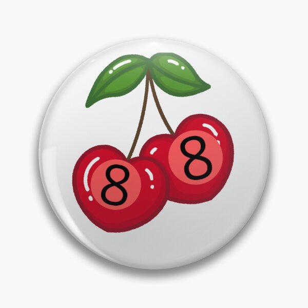 Item preview, The cherry eight ball  designed and sold by CraftChicArt.