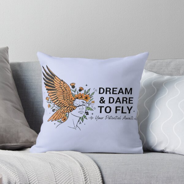 Item preview, Dream & Dare to Fly – Inspirational Eagle Quote designed and sold by KTCreatives.