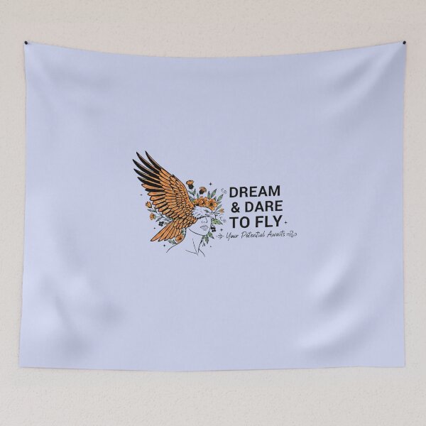 Item preview, Dream & Dare to Fly – Inspirational Eagle Quote designed and sold by KTCreatives.