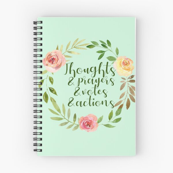 Item preview, Thoughts and Prayers and Votes and Action Political Resist designed and sold by Epic Love Designs.