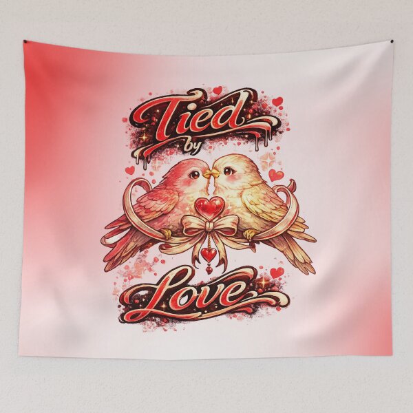 Item preview, Tied by Love | Valentine Birds designed and sold by skkyfaithArtz.