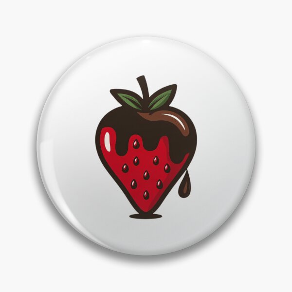 Item preview, Romantic Chocolate Strawberry Illustration Valentine's Day designed and sold by BigStar-Cart.
