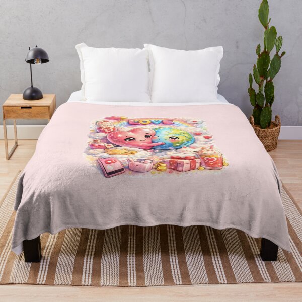 Item preview, Love Hug – Cute Heart and Earth designed and sold by Lilou Art Shop.