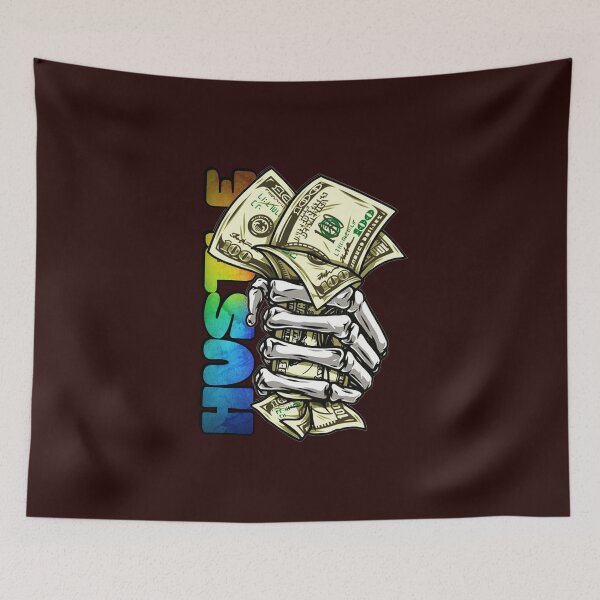 Item preview, Hustle Money Hand - Street Art Cash Grip designed and sold by zbigniewcz.