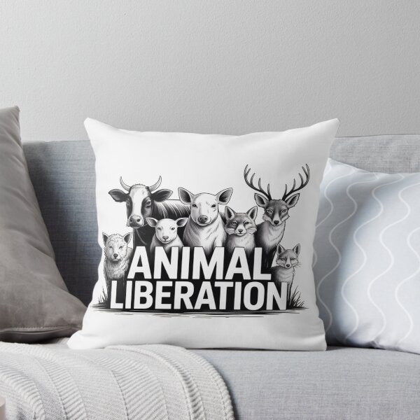 Item preview, Animal Liberation – Vegan & Cruelty-Free Statement T-Shirt designed and sold by KiciKi.