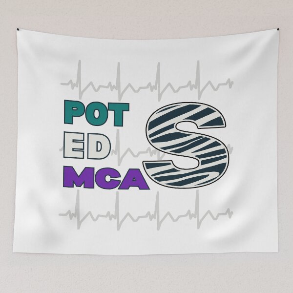 Item preview, POTS EDS MCAS EKG Zebra designed and sold by pulse_retail.