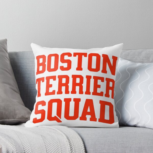 Item preview, BOSTON TERRIER SQUAD (Vibrant Orange-Red) designed and sold by shibuya_westin.