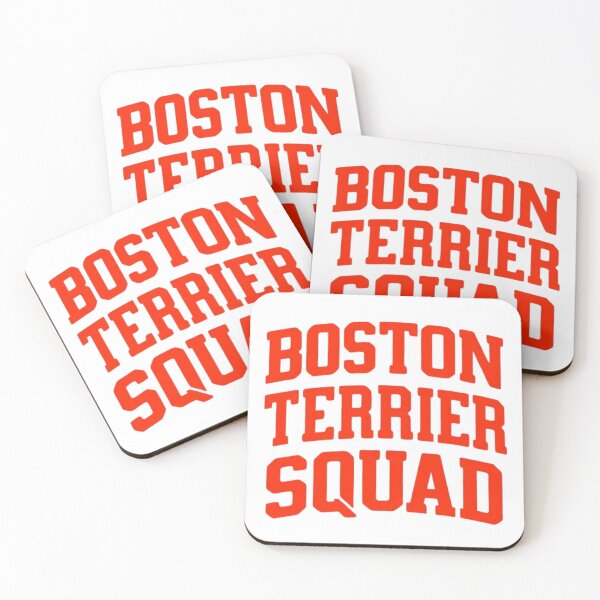 Item preview, BOSTON TERRIER SQUAD (Vibrant Orange-Red) designed and sold by shibuya_westin.