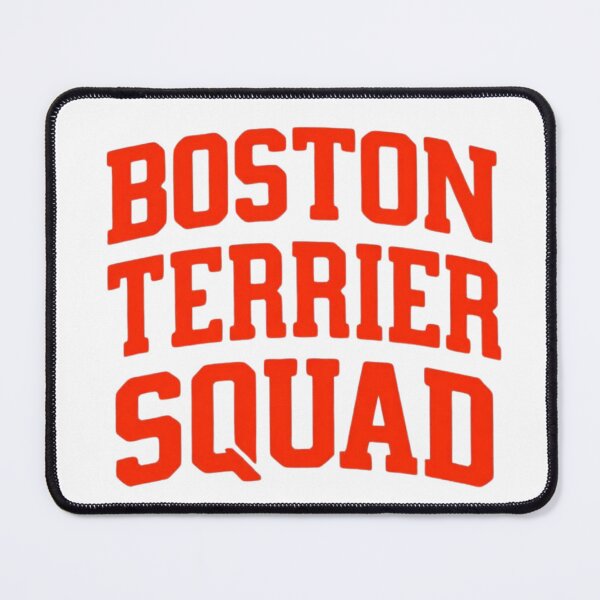 Item preview, BOSTON TERRIER SQUAD (Vibrant Orange-Red) designed and sold by shibuya_westin.