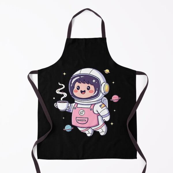 Item preview, Cute Space Barista – Kawaii Coffee Astronaut Art designed and sold by Pluto ⭐️.