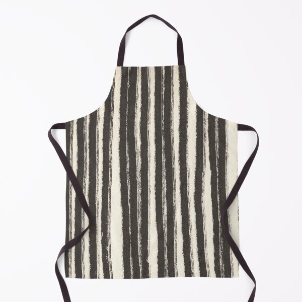 Item preview, Vertical black striped pattern - hand drawn black lines  designed and sold by patterncrow.