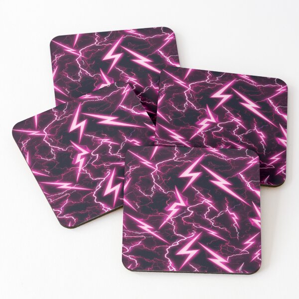 Item preview, Bold Lightning Bolt Pattern with Neon Energy designed and sold by mari0n980.