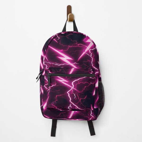 Item preview, Bold Lightning Bolt Pattern with Neon Energy designed and sold by mari0n980.