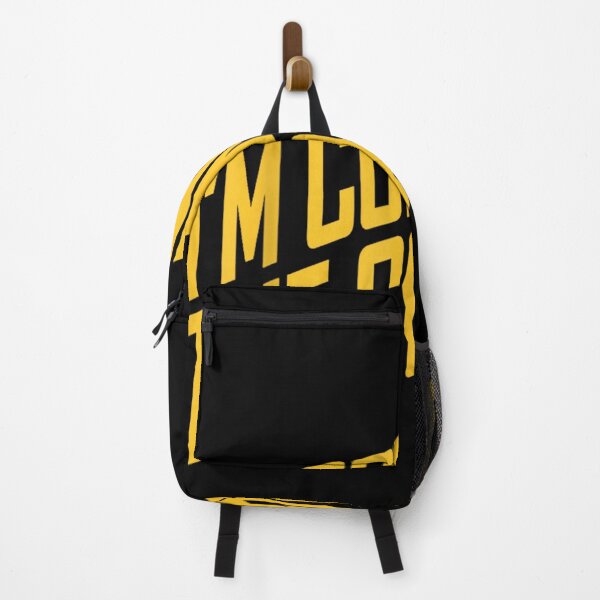 Item preview, I Am Coming To The Cottage Bold Yellow Slanted Typography Design designed and sold by DienesAngele.
