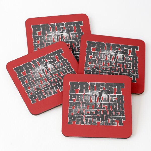 Item preview, Priest, Provider, Protector, Peacemaker, Prophet - Jesus (blackout) designed and sold by CERichards.