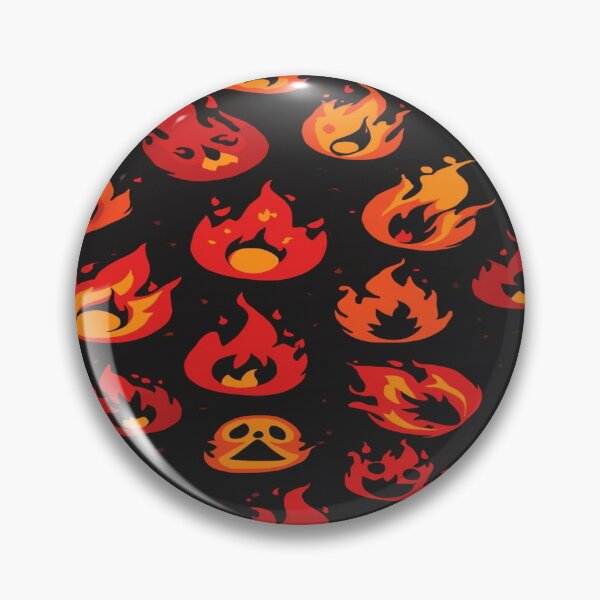 Item preview, Bold Flame Icon Pattern in Streetwear Style designed and sold by mari0n980.