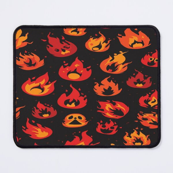 Item preview, Bold Flame Icon Pattern in Streetwear Style designed and sold by mari0n980.